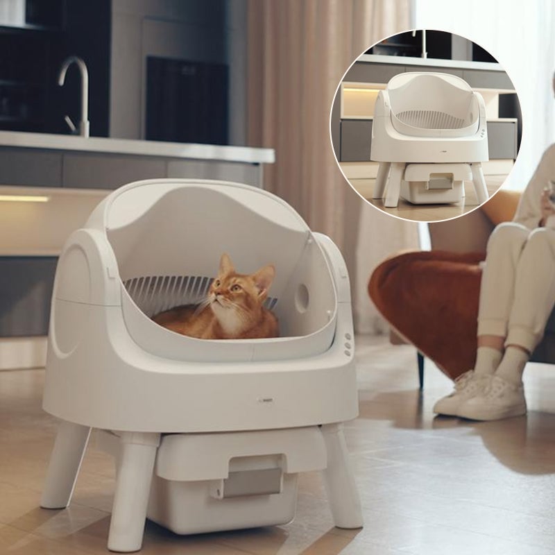 Automatic Self-Cleaning Cat Litter Box