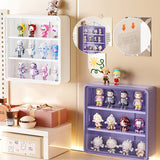 Wall-mounted blind box storage and display rack