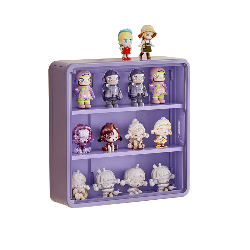 Wall-mounted blind box storage and display rack