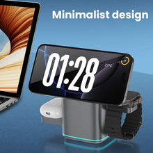 Load image into Gallery viewer, 3-in-1 Wireless Fast Charging Charger