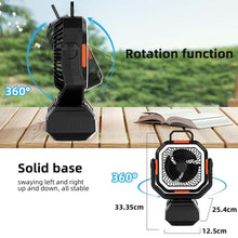 Load image into Gallery viewer, Portable Rechargeable Camping Fan