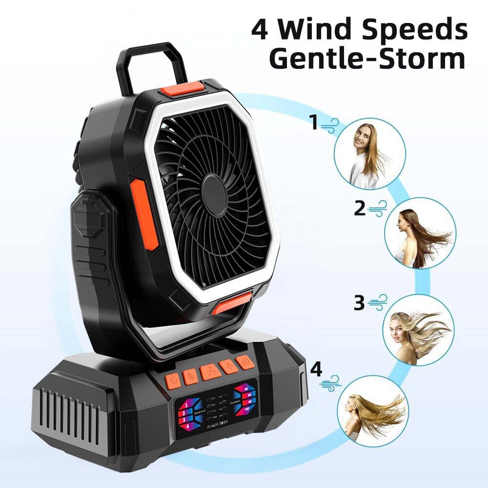 Portable Rechargeable Camping Fan