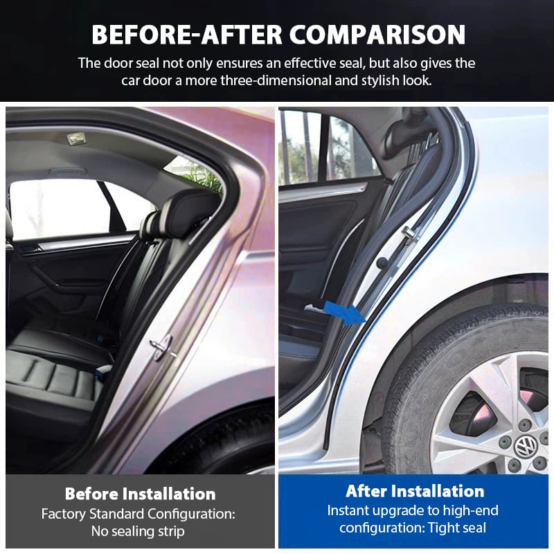 🚗 Automotive Weather Stripping Rubber Seal