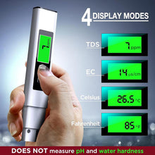 Load image into Gallery viewer, New 4 in 1 Tds Meter Digital Water Tester