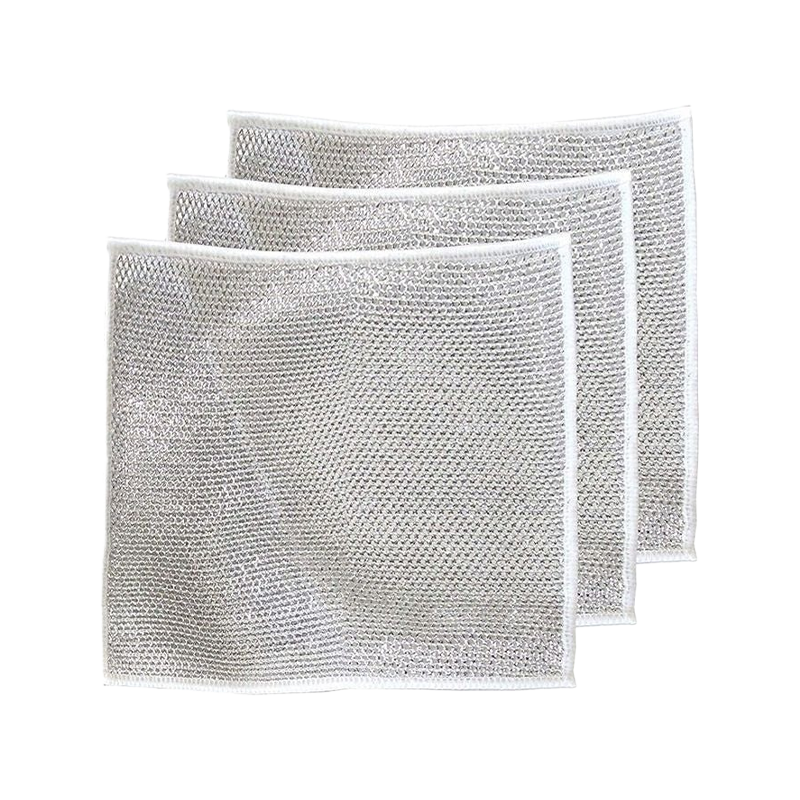 Wire Dishwashing Rags for Wet and Dry