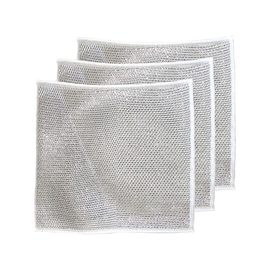 Wire Dishwashing Rags for Wet and Dry