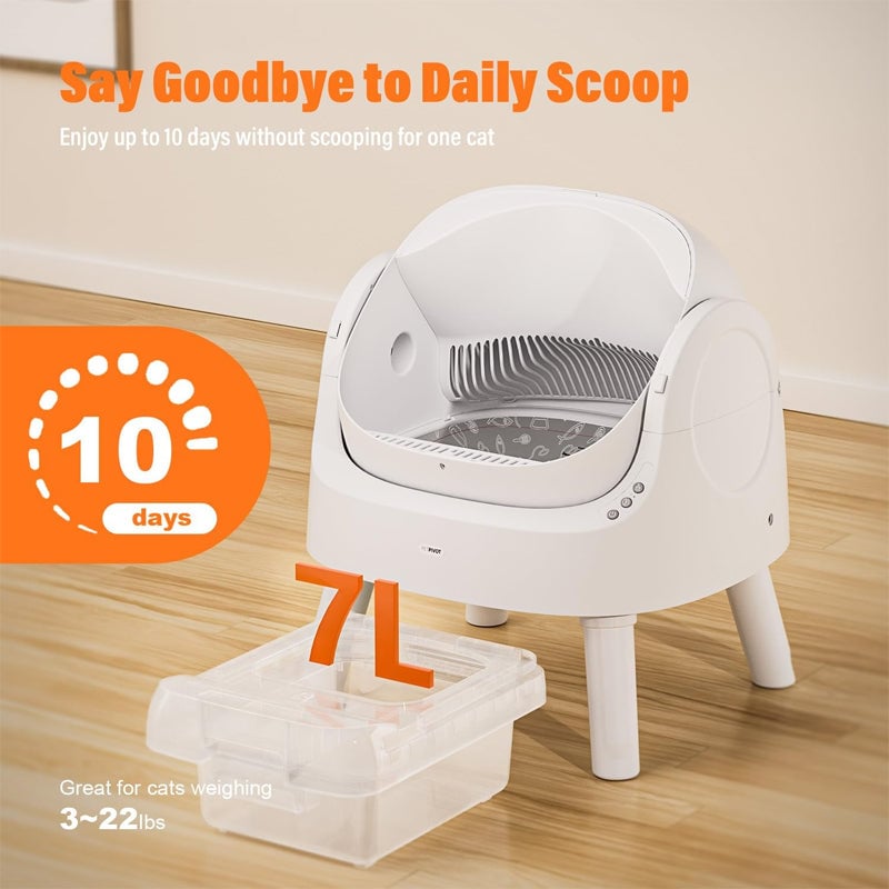 Automatic Self-Cleaning Cat Litter Box