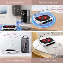Load image into Gallery viewer, Portable Bluetooth CD Player