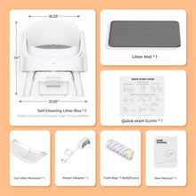 Load image into Gallery viewer, Automatic Self-Cleaning Cat Litter Box