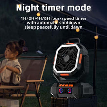 Load image into Gallery viewer, Portable Rechargeable Camping Fan