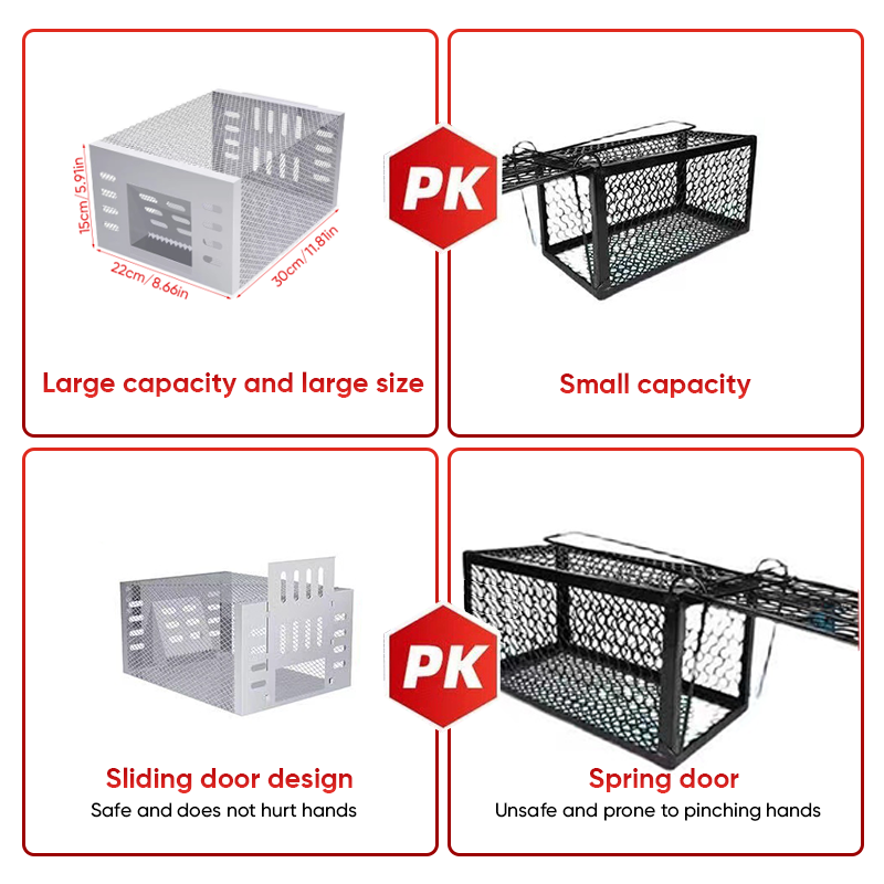 Eaglever Stainless Steel Automatic Mousetrap